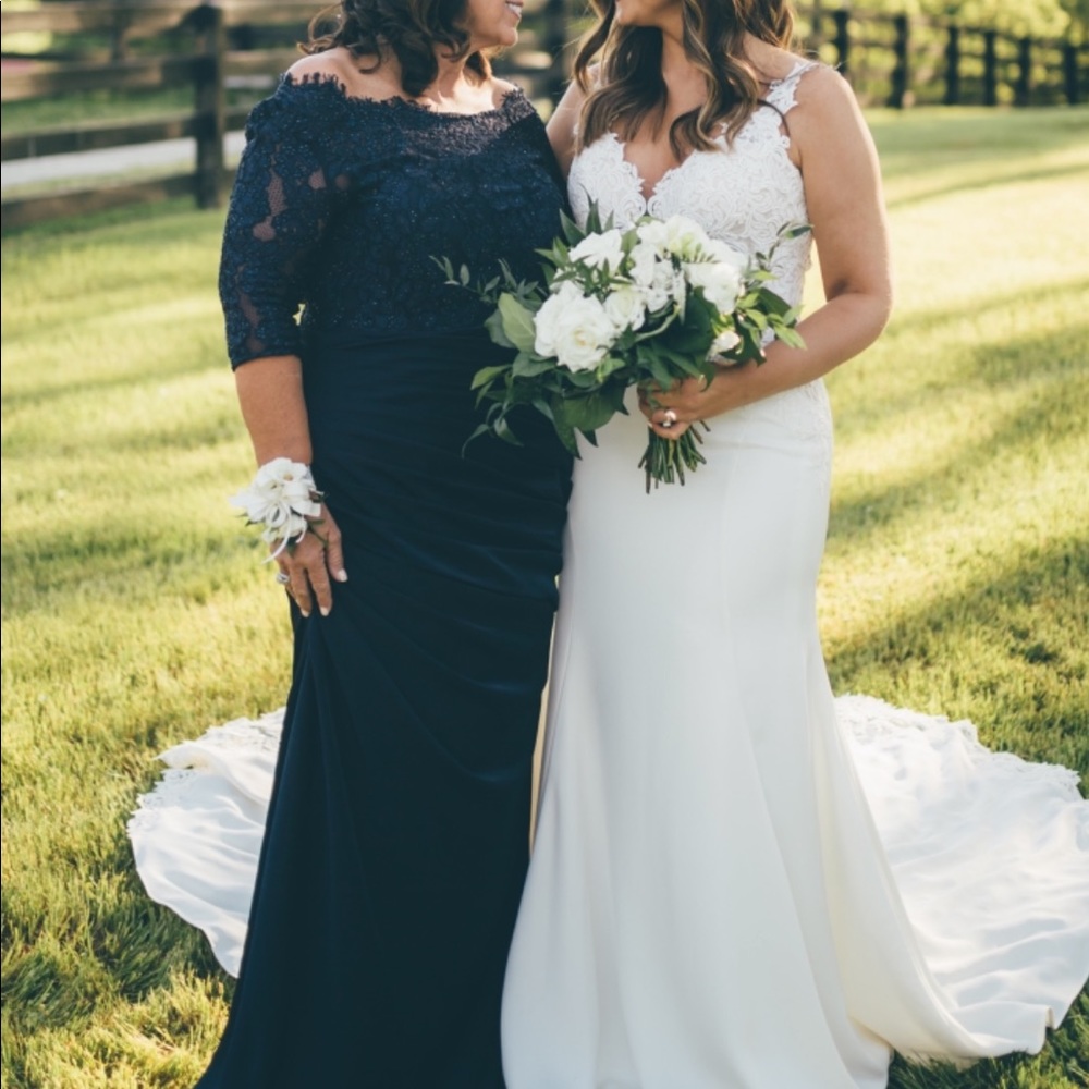Elegant Navy Dress